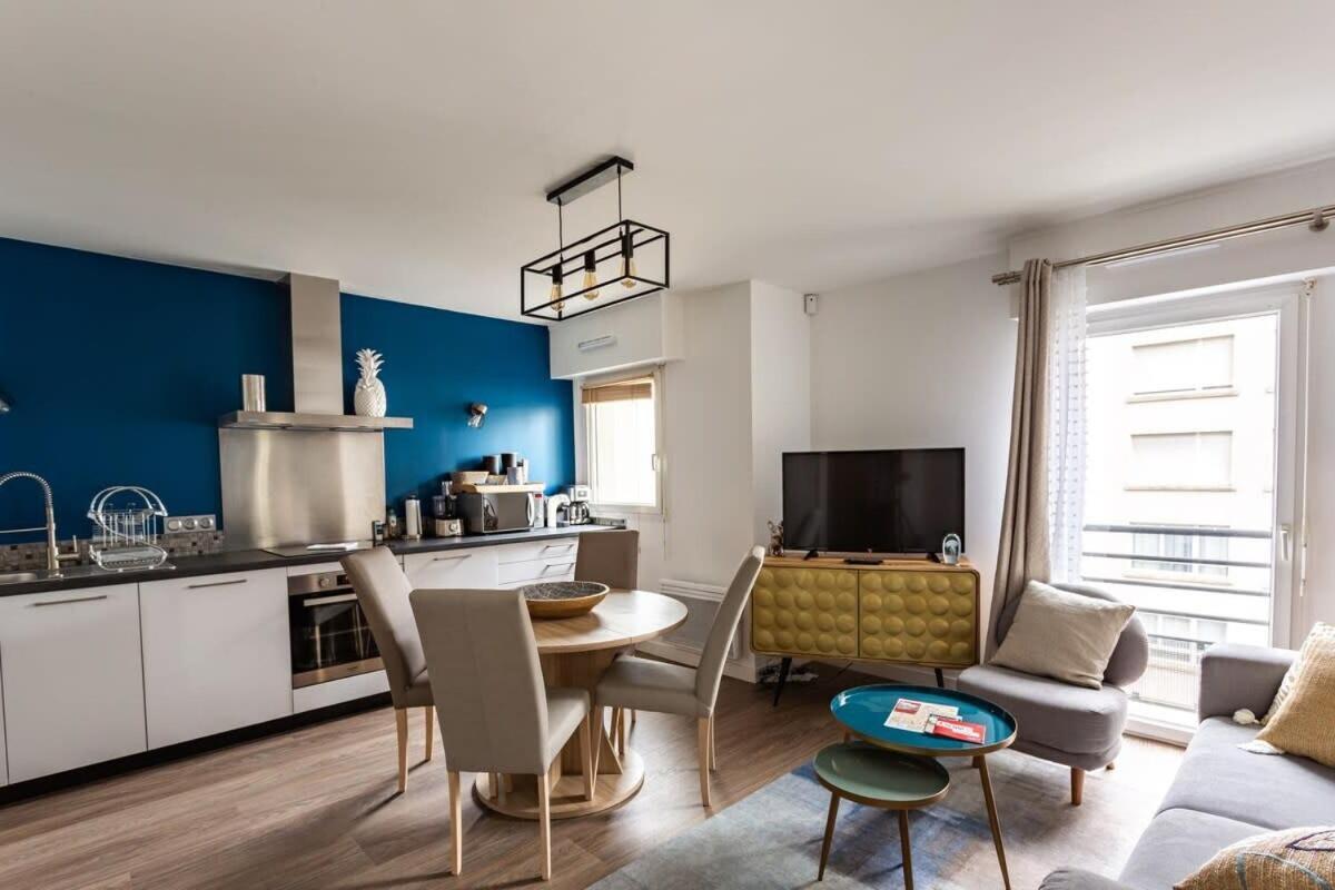 Le Saint Helier -Appartement Cosy Et Calme Parking Rennes Buitenkant foto