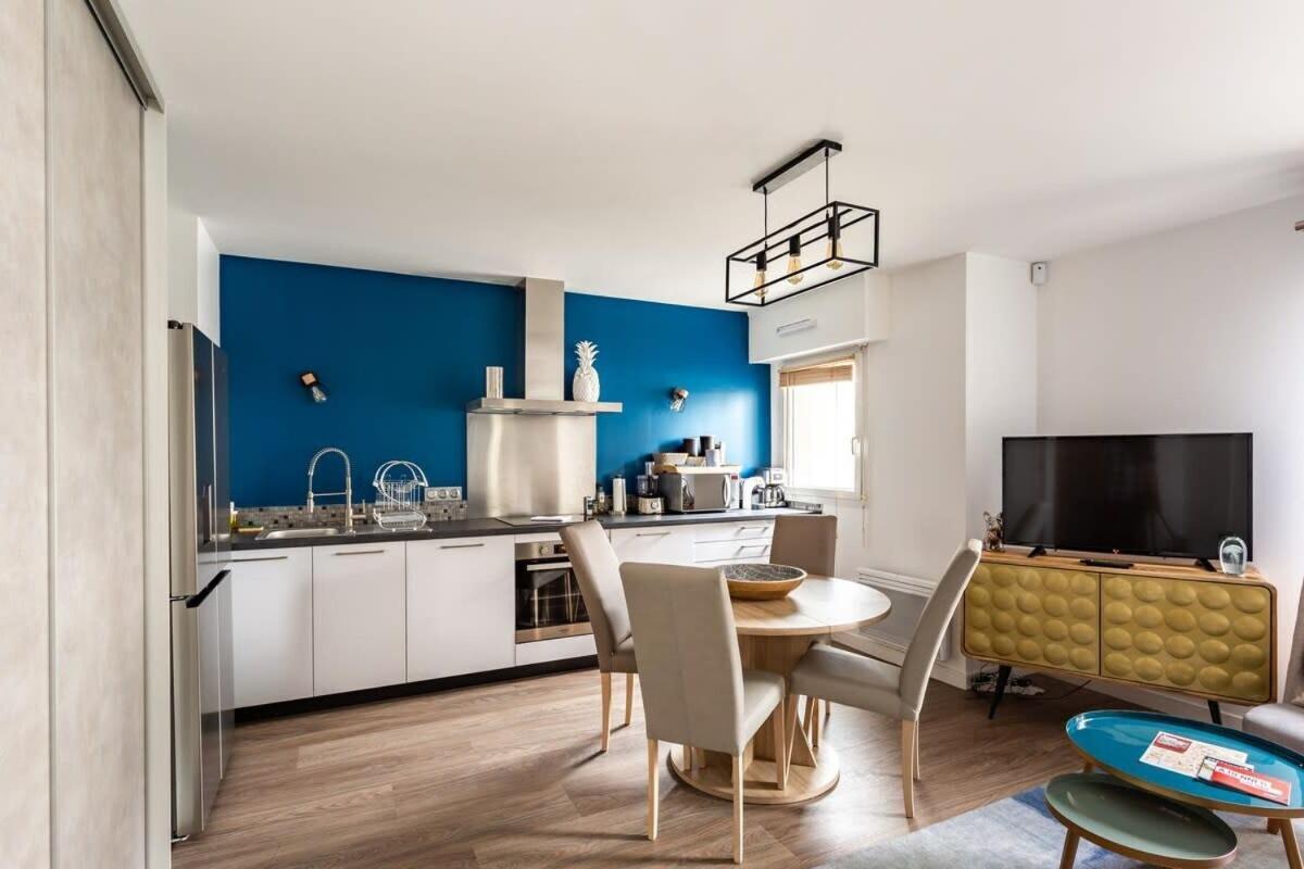 Le Saint Helier -Appartement Cosy Et Calme Parking Rennes Buitenkant foto